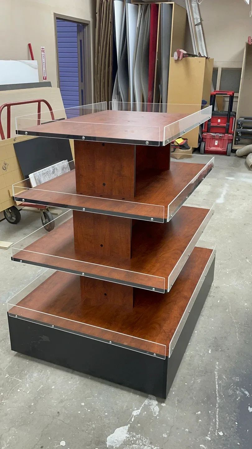 Display Shelf - Black & Clear Acrylic image indicator(4)