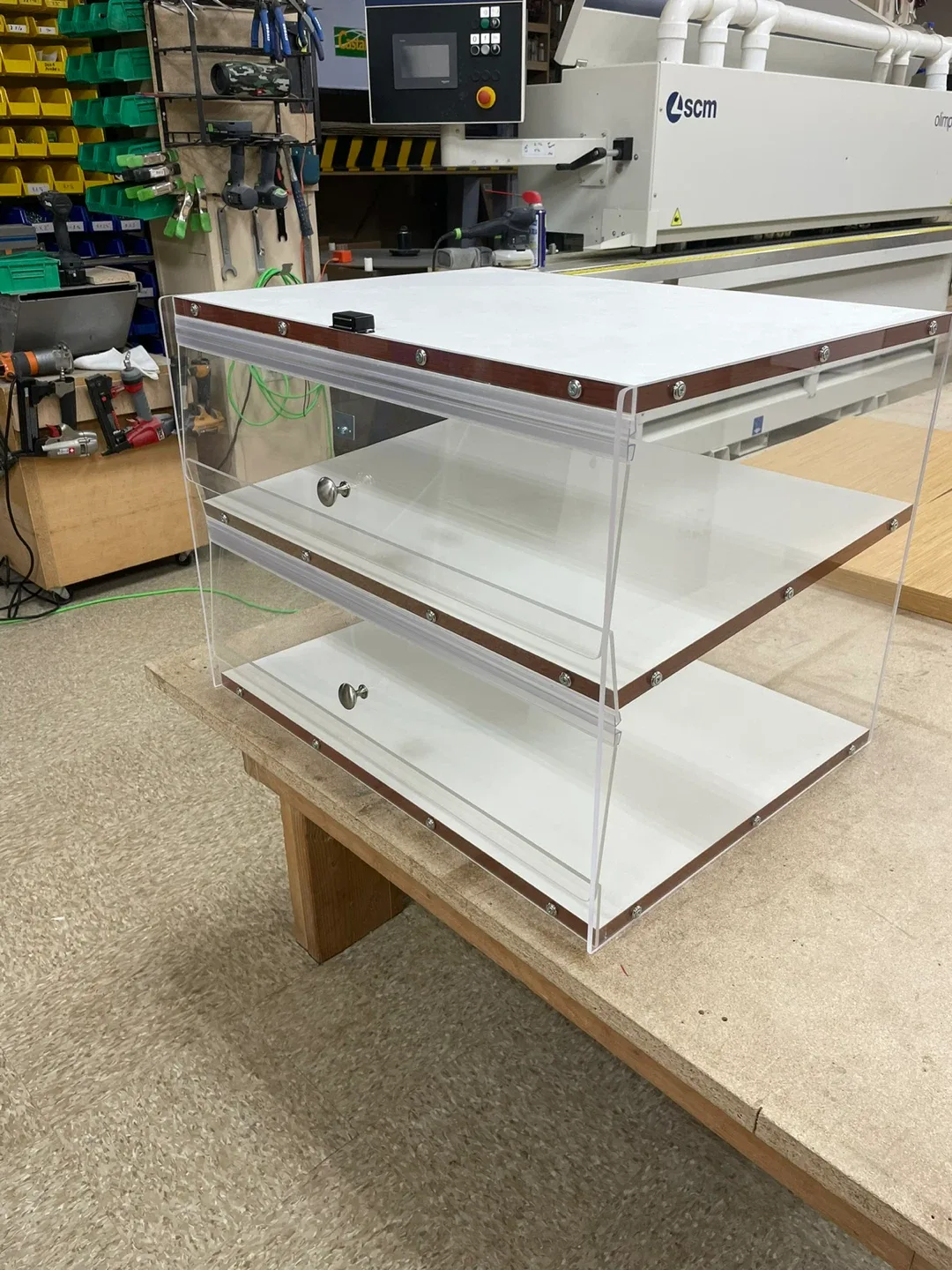 Display Shelf - Black & Clear Acrylic image indicator(10)