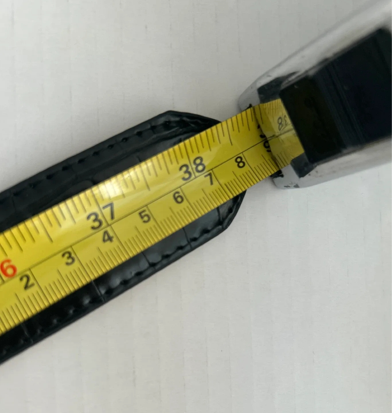 Vince Camuto Black Croc Embossed Belt image indicator(6)