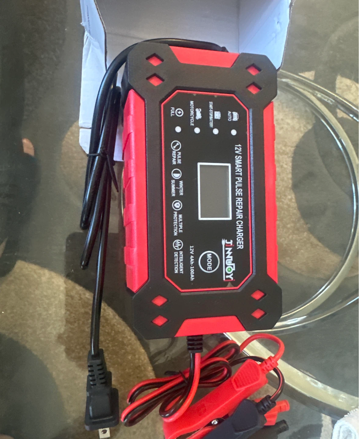 JinnoYI 12V Intelligent Pulse Repair Charger