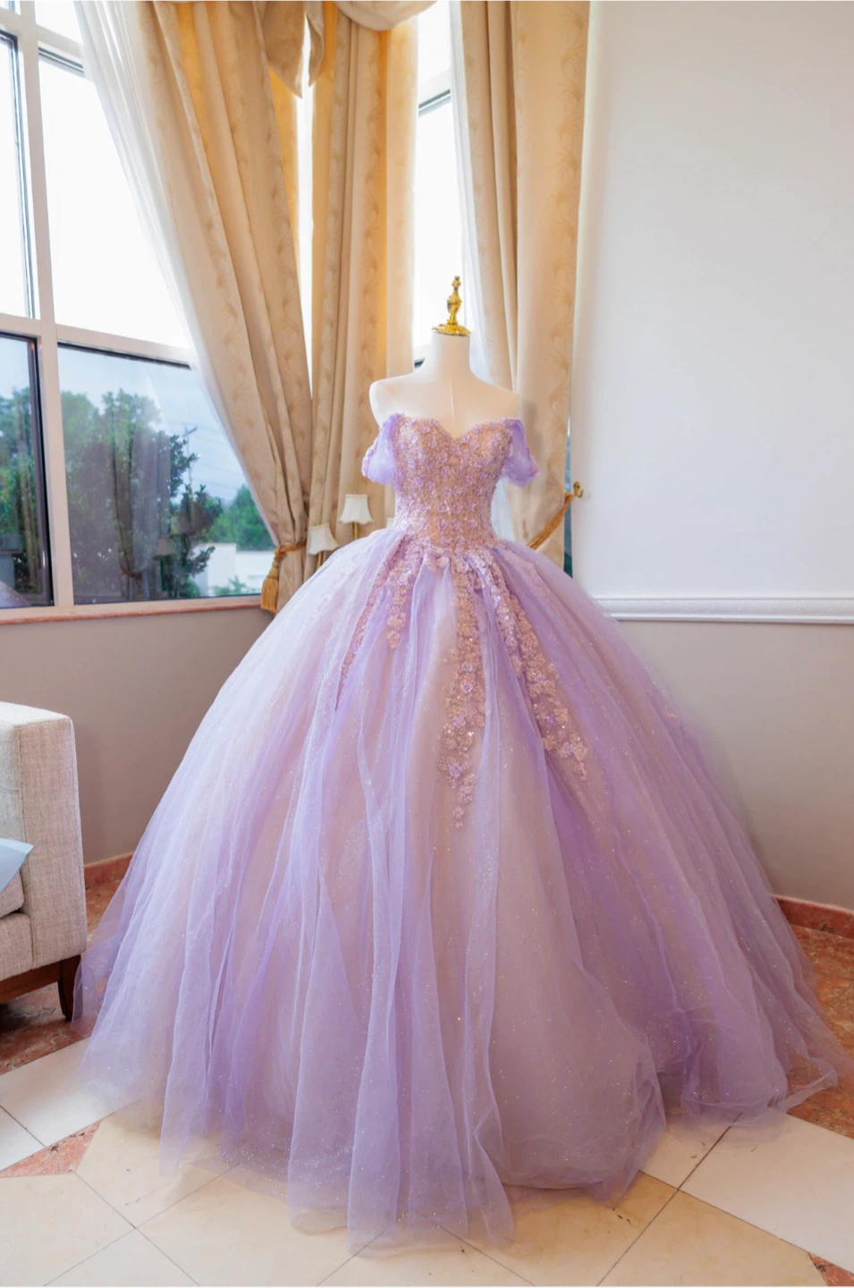 Lavender Quinceanera Dress - Lizluo 56517 - photo 2