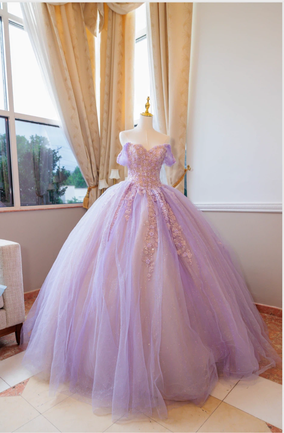 Lavender Quinceanera Dress - Lizluo 56517 - photo 4