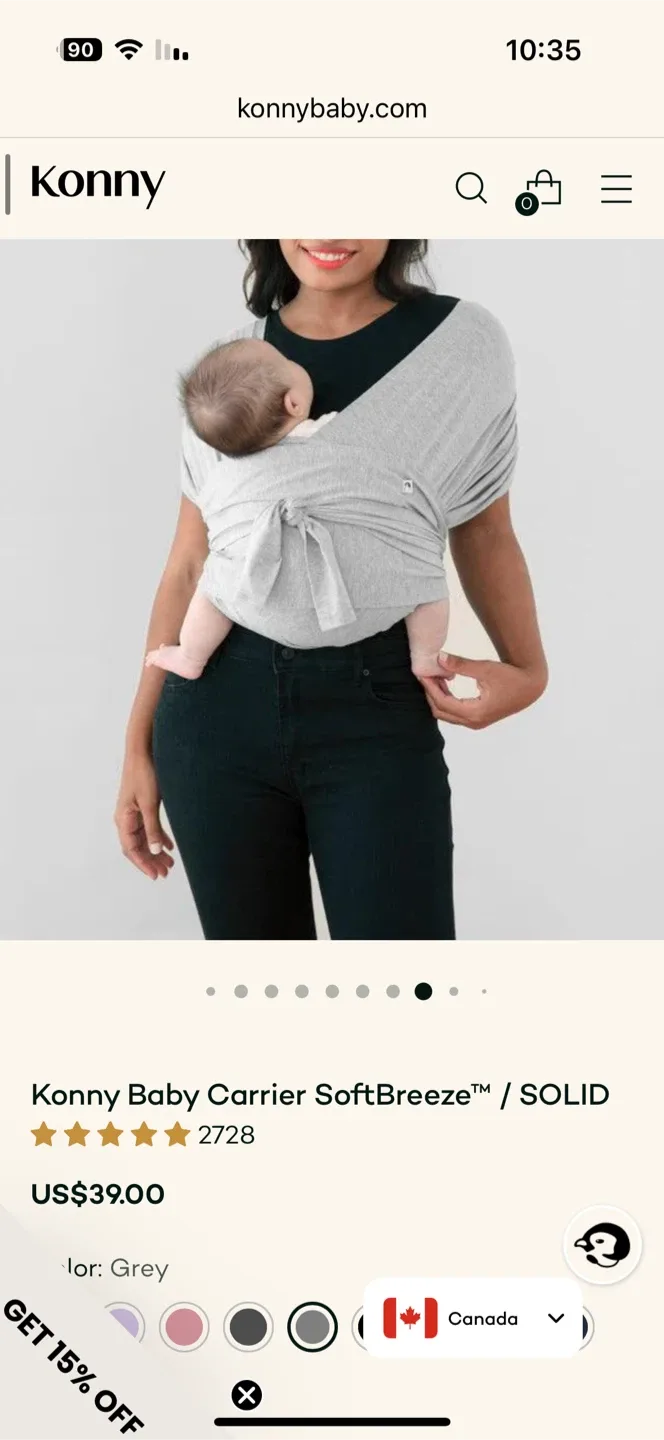 Konny Baby Carrier Original - Like New! image indicator(7)