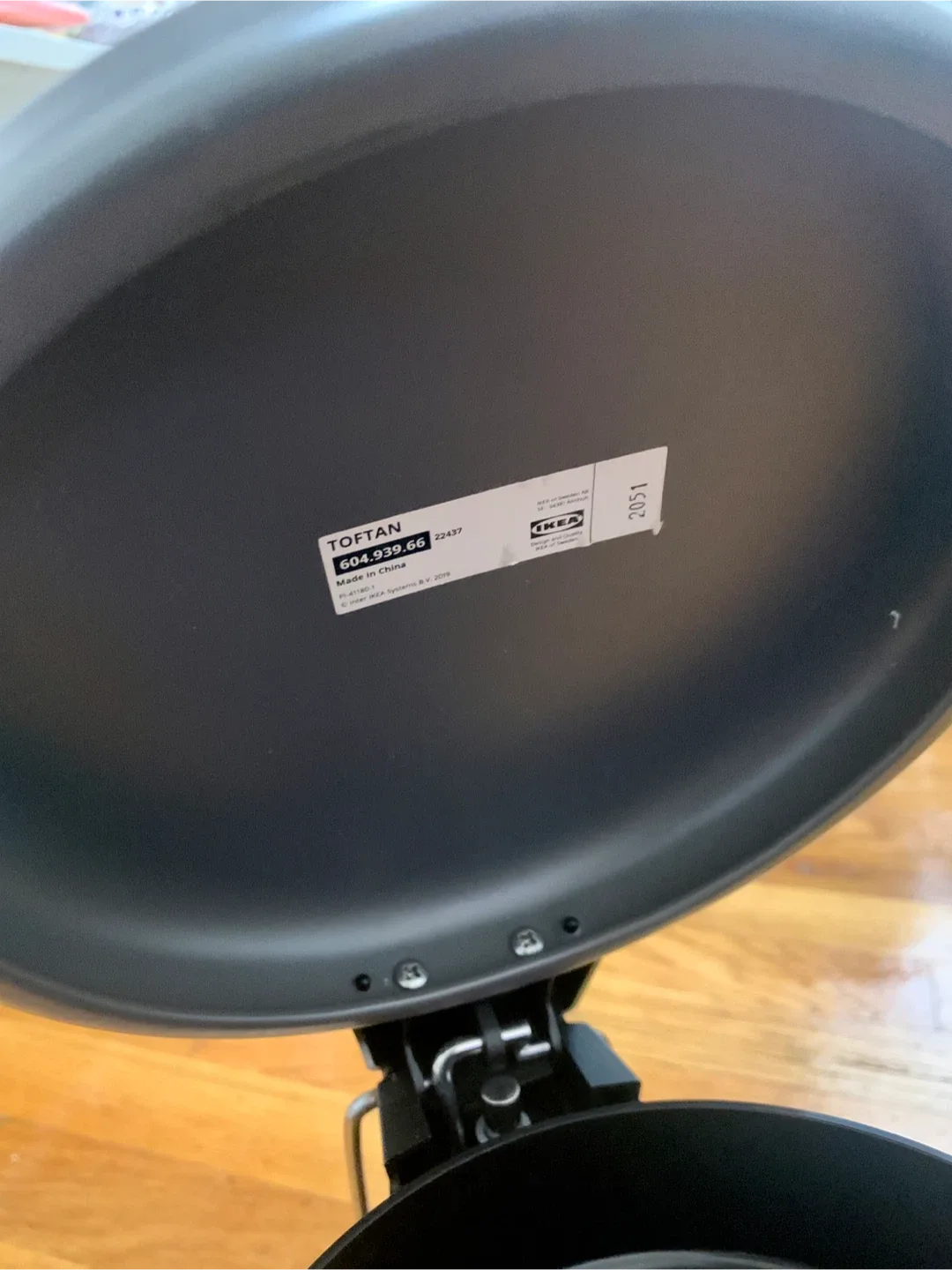 Brand New IKEA TOFTAN Pedal Bin, Gray image indicator(2)