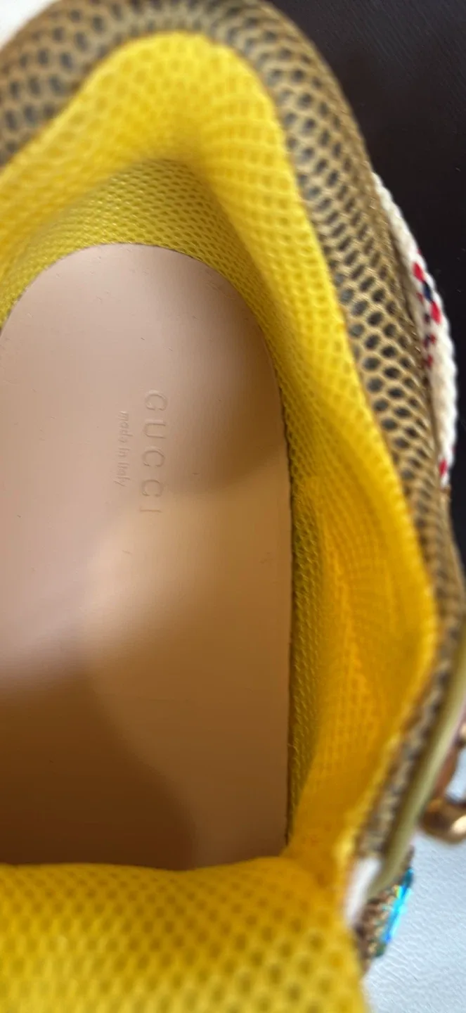 Gucci Flashtrek Embellished Sneakers Size 8.5 image indicator(4)