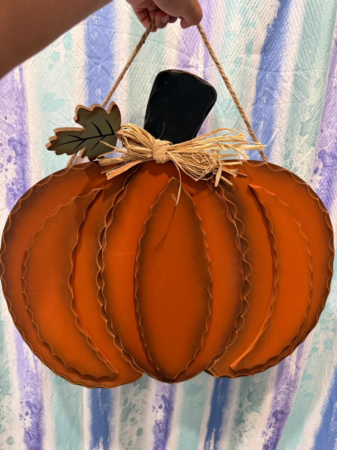 At Home Orange Pumpkin Fall Decor - photo 2