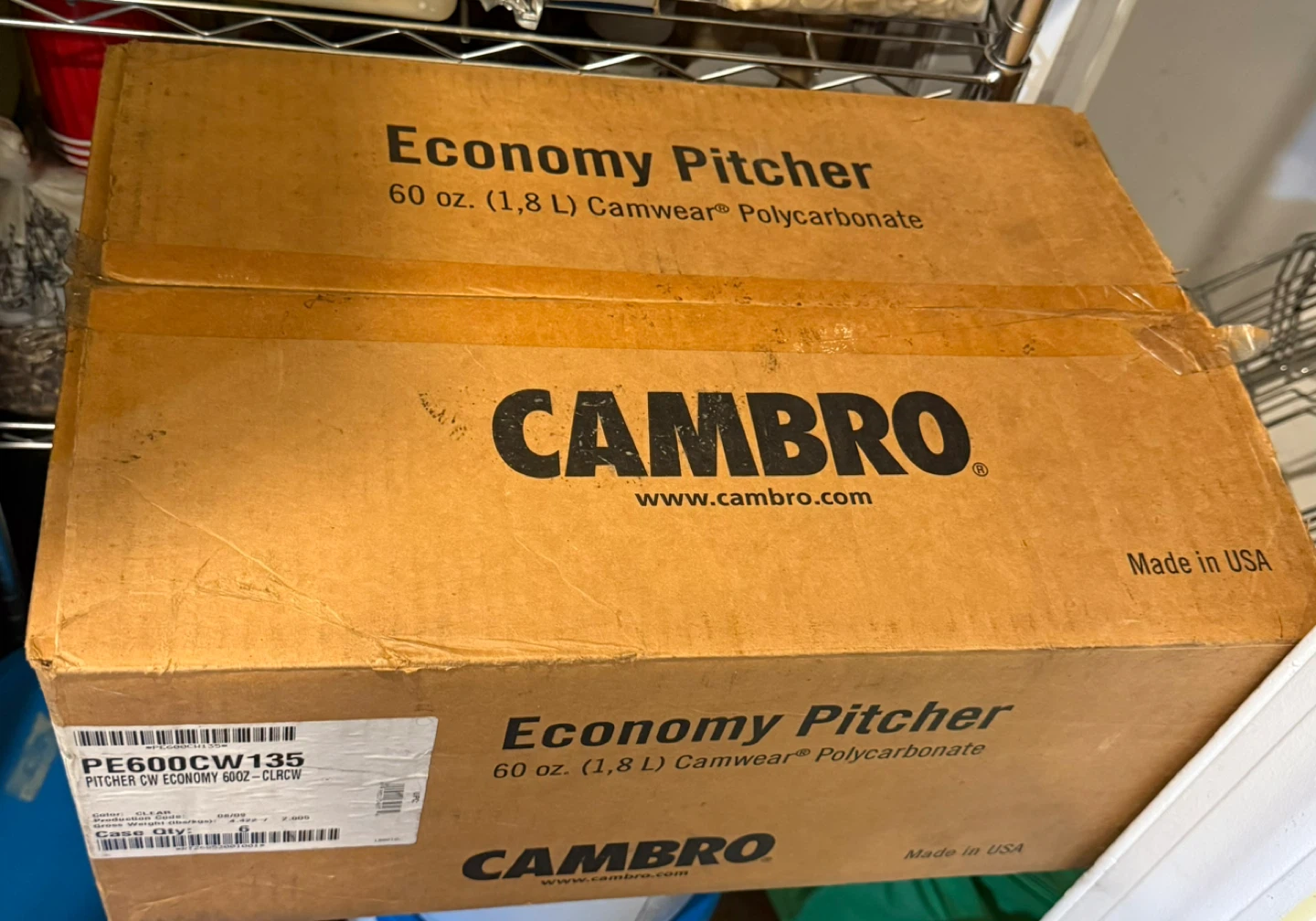 Cambro Economy Pitcher 60 oz (1.8 L) - photo 2