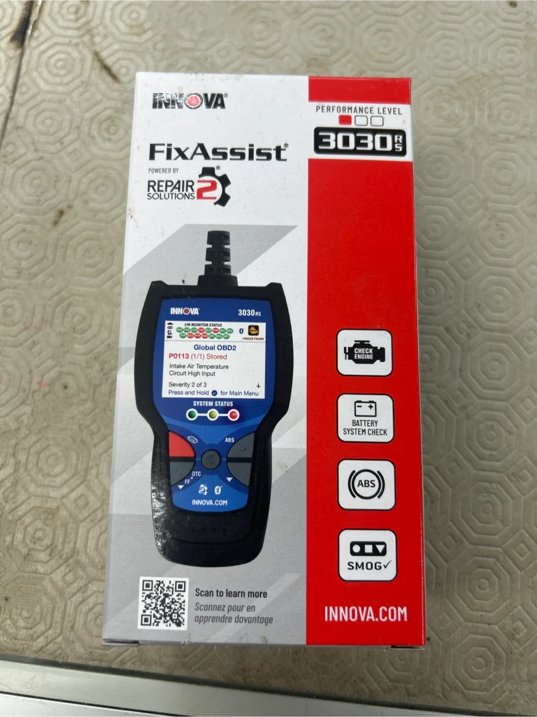 Innova FixAssist 3030RS OBD2 Scanner