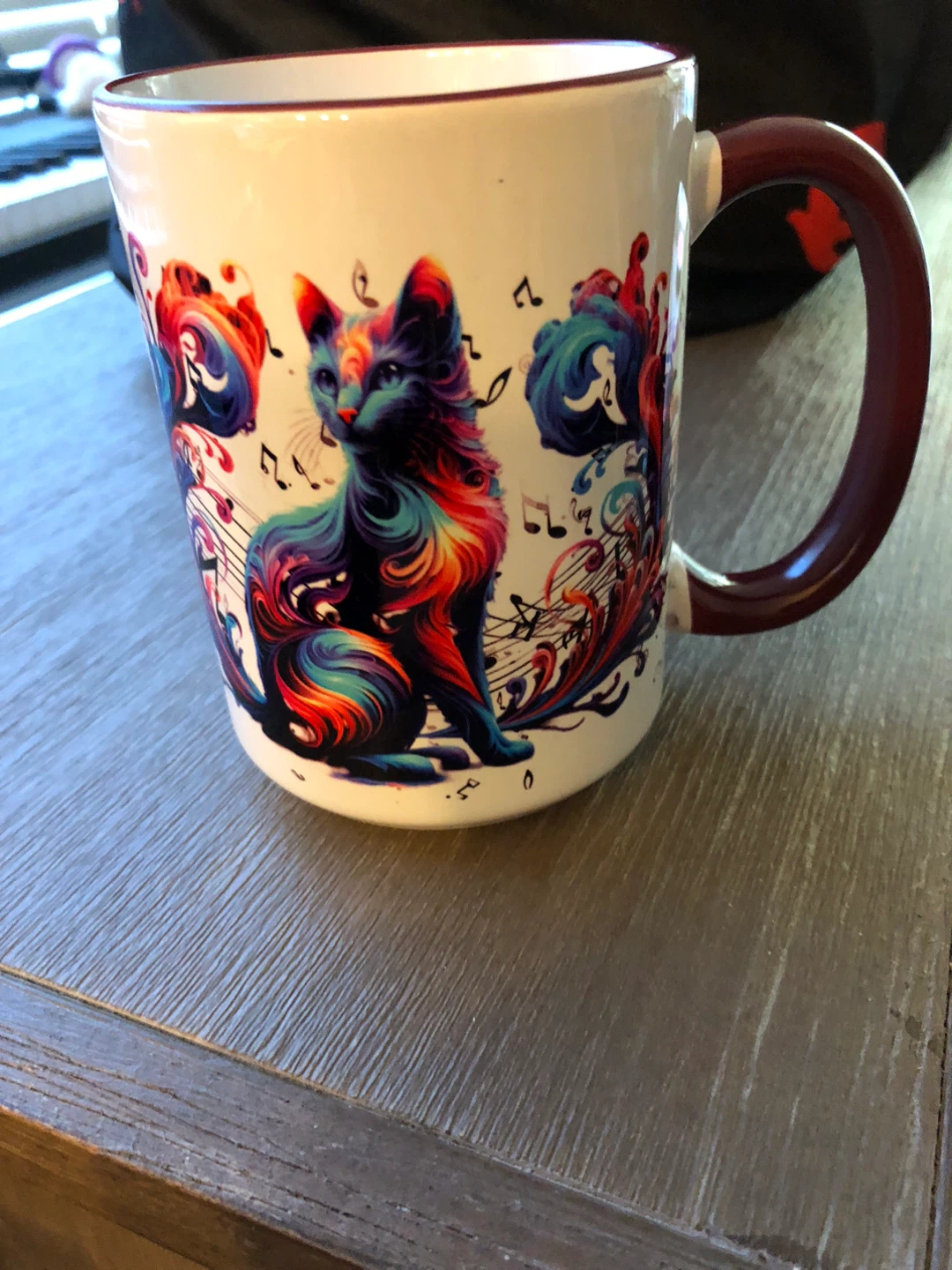 Colorful Cat Mug