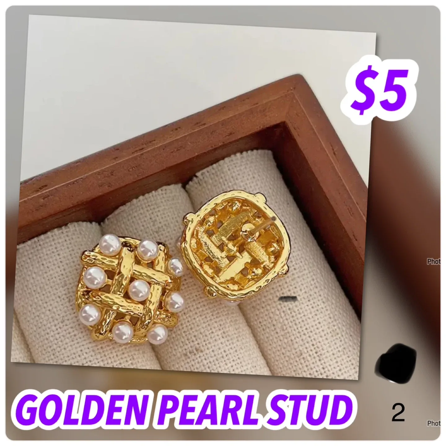 Earrings card, 6 studs image indicator(7)