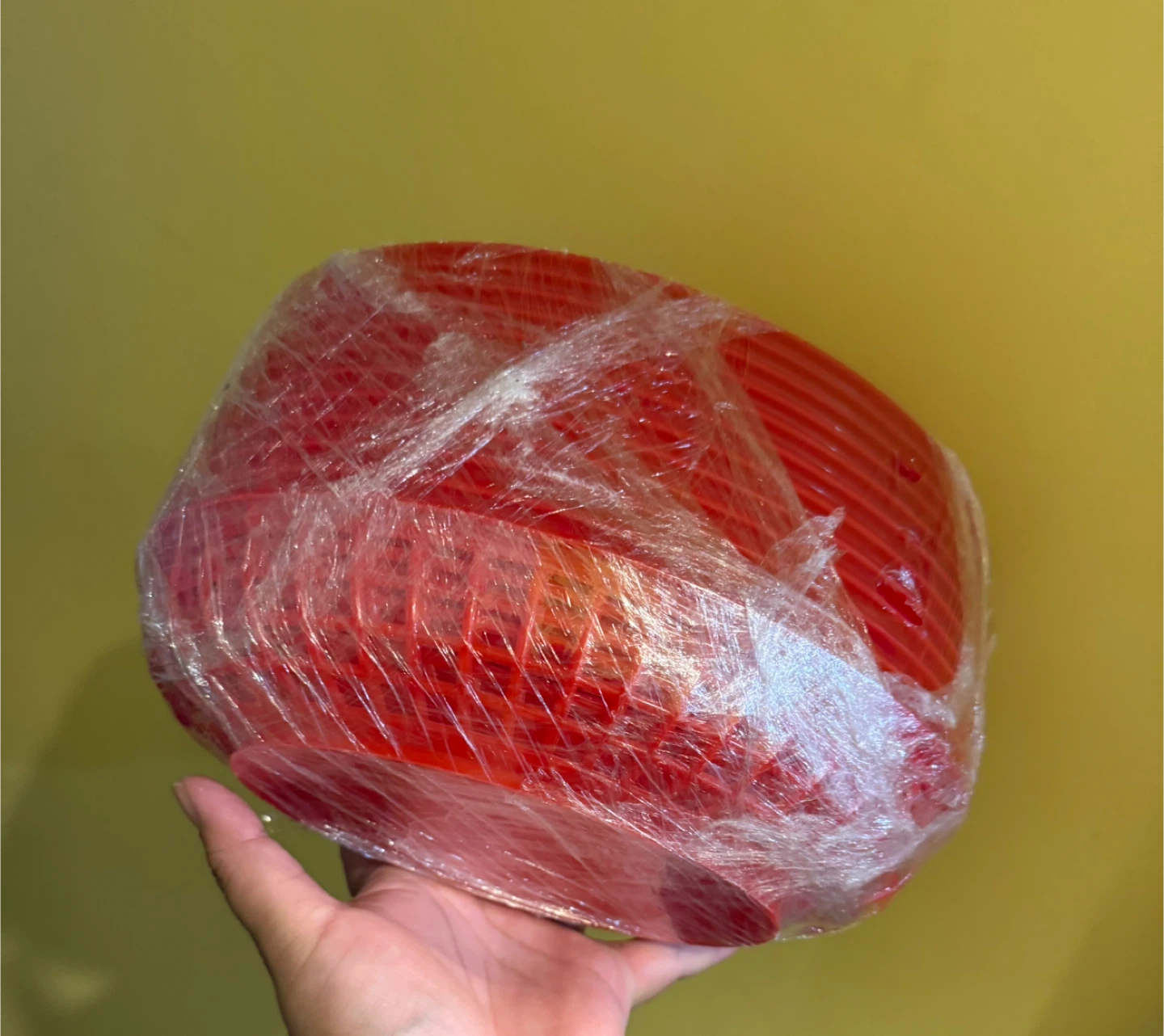 Red Plastic Plates