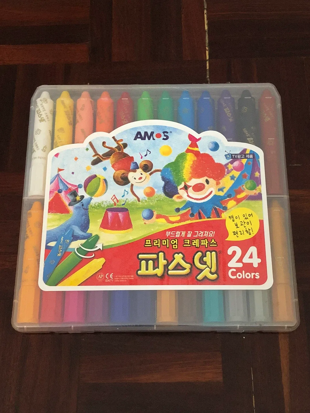 AMOS Premium Crayon Pastel 24 Colors thumbnail
