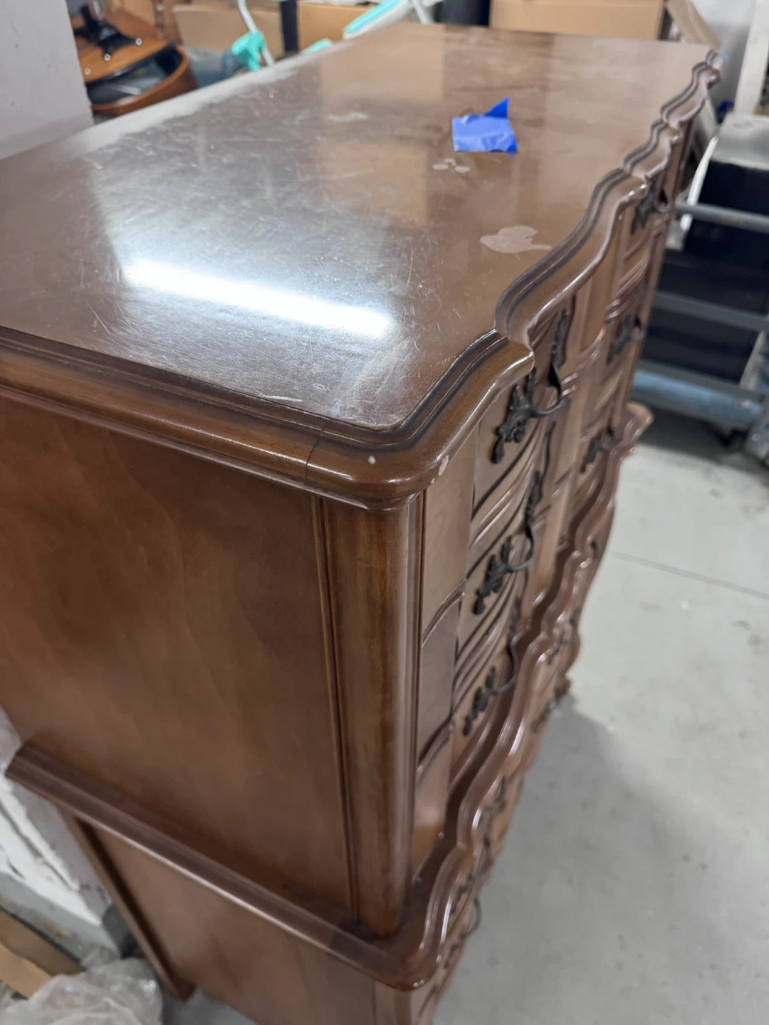 Vintage Wood Dresser - photo 4