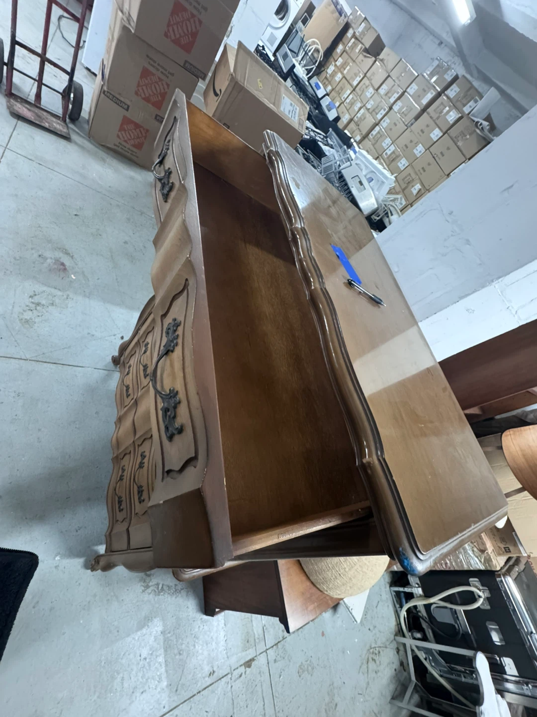 Vintage Wood Dresser - photo 2