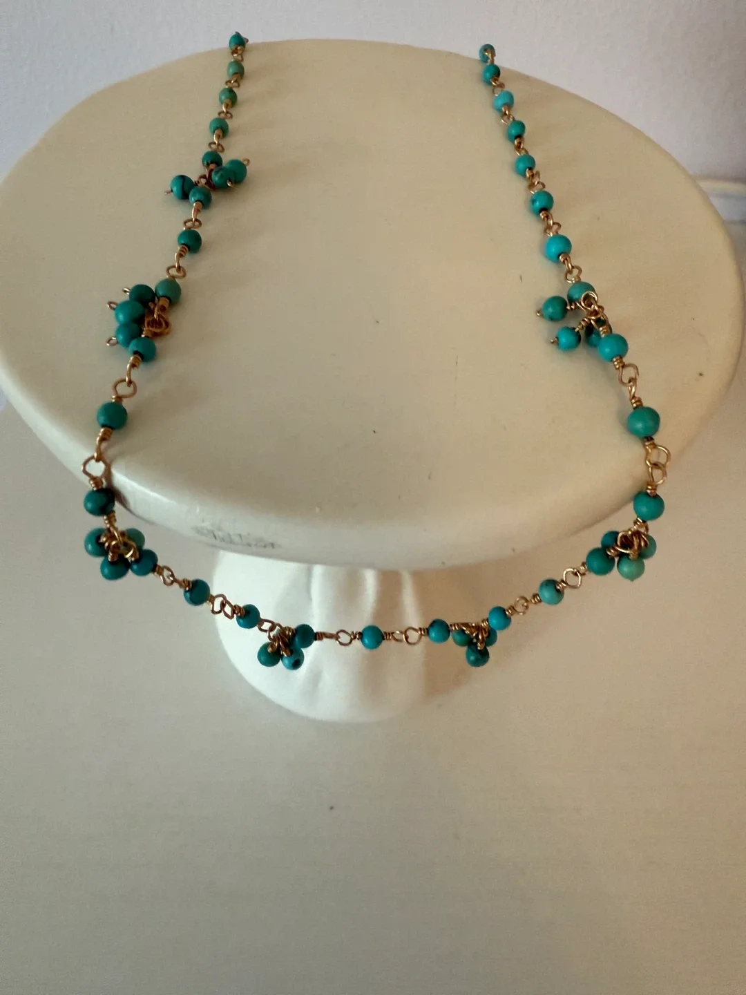 Turquoise Beaded Necklace thumbnail