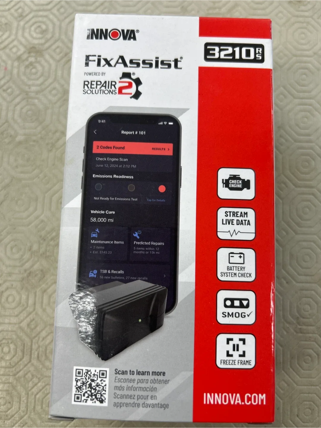 Innova FixAssist 3210RS Diagnostic Scan Tool