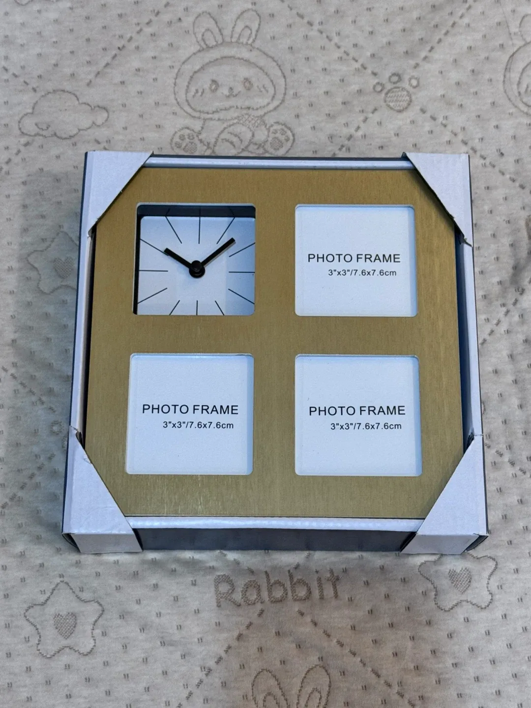 Photo Frame Clock – Brand New in Box 🕰️📸 thumbnail