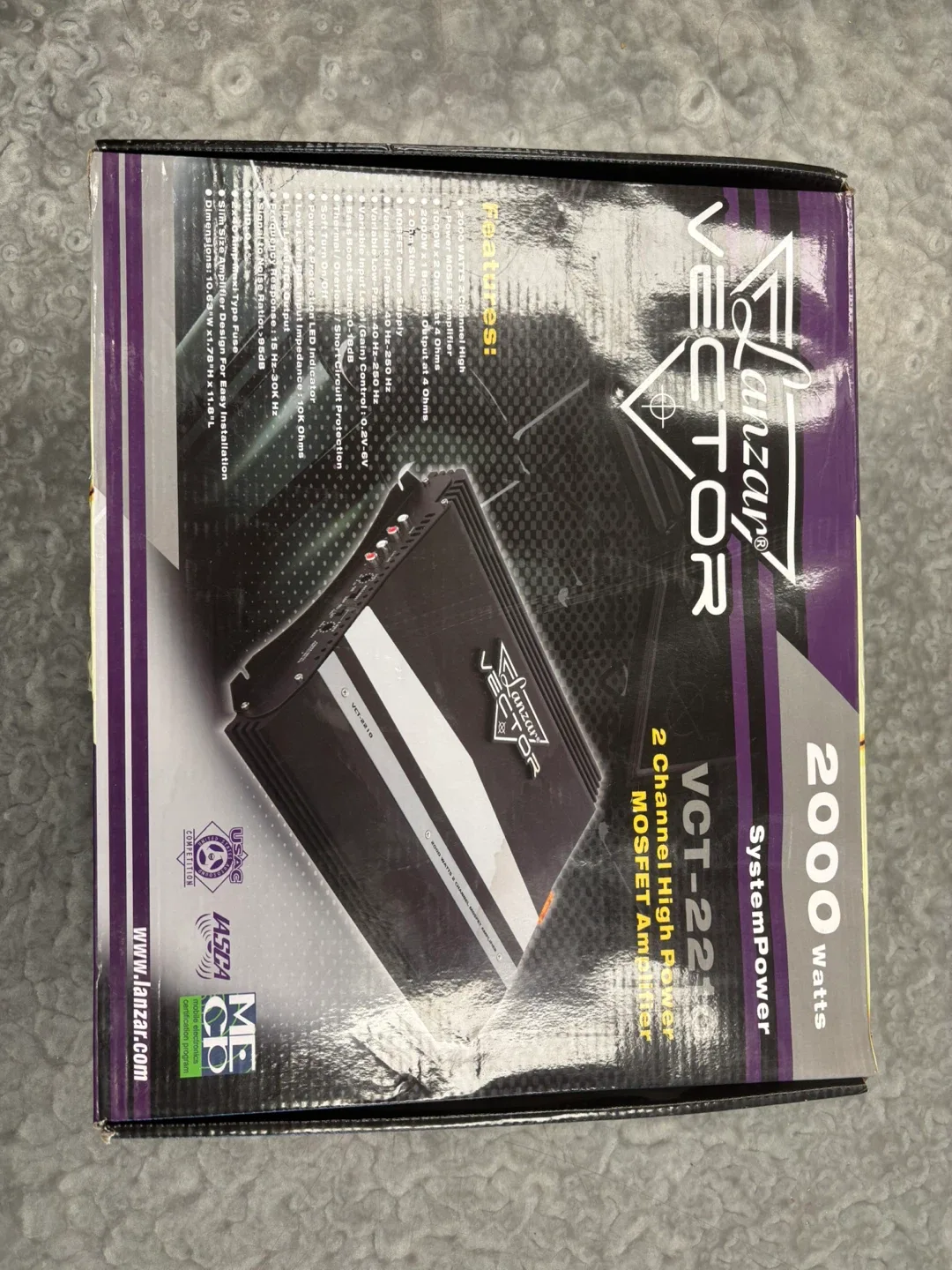 Lanzar Vector VCT-2210 2000 Watts MOSFET Amplifier - New image indicator(4)