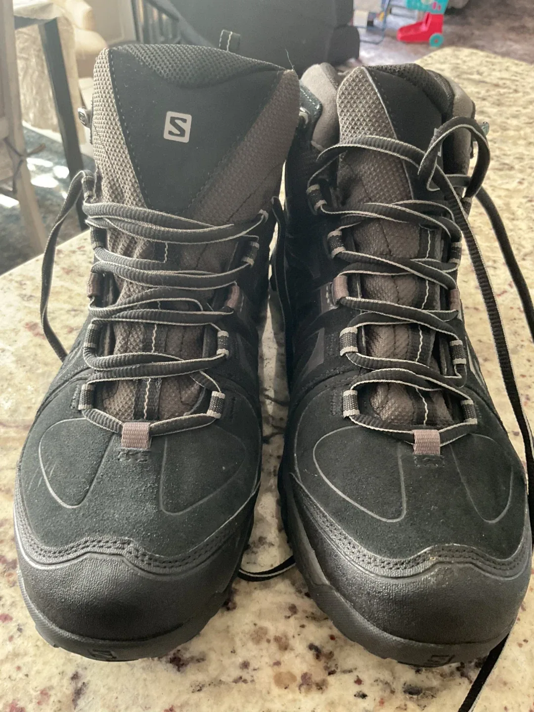 Salomon Black Hiking Boots thumbnail