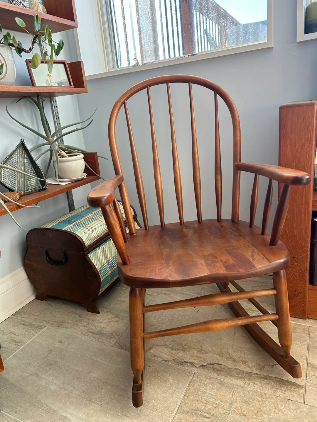 Solid Wooden Rocking Chair thumbnail