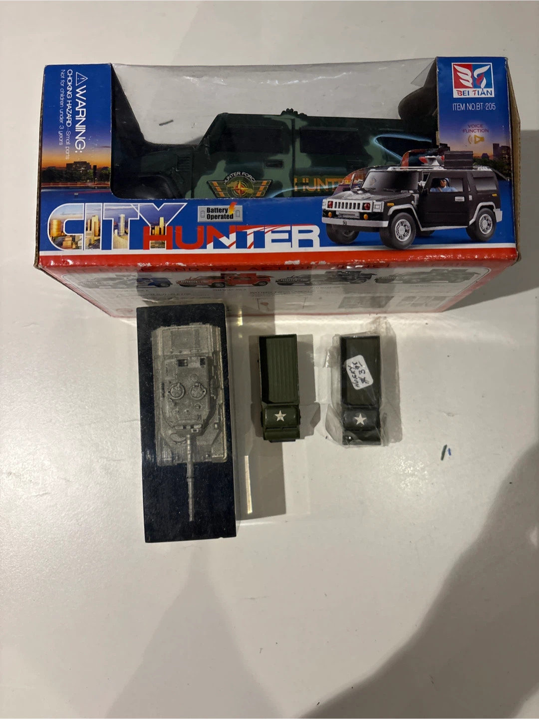 Army looking toy cars