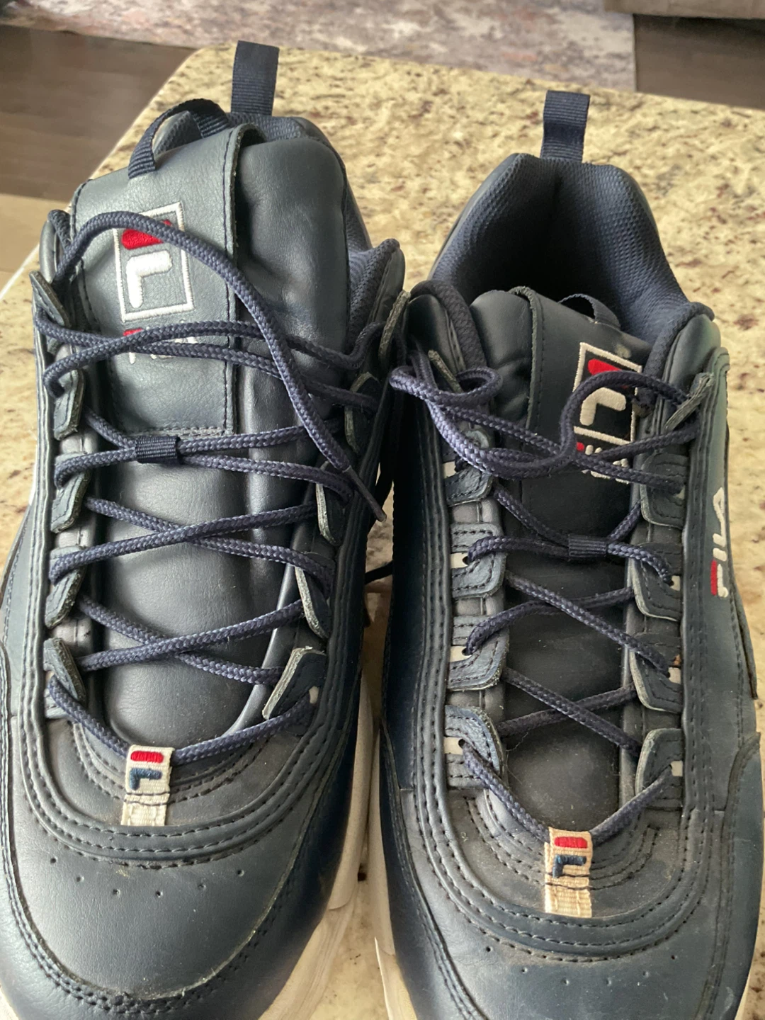 Fila Disruptor Shoes - Navy/Red - photo 2