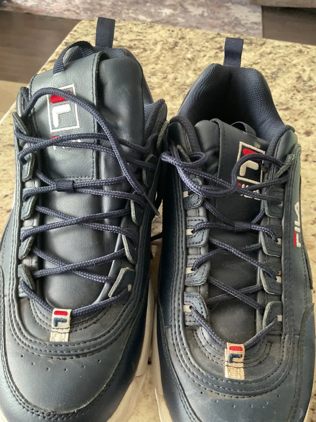 Fila Disruptor Shoes - Navy/Red image indicator(2)