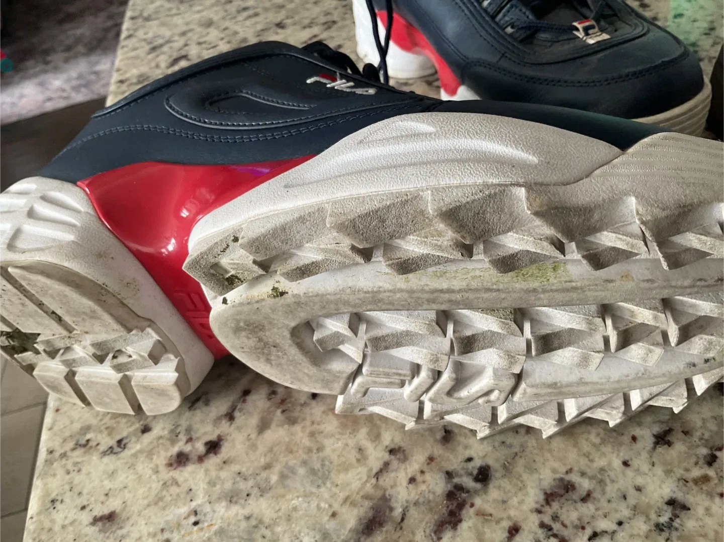 Fila Disruptor Shoes - Navy/Red image indicator(3)