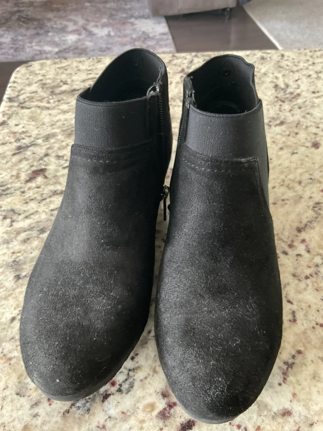 Black Ankle Boots - Size 8