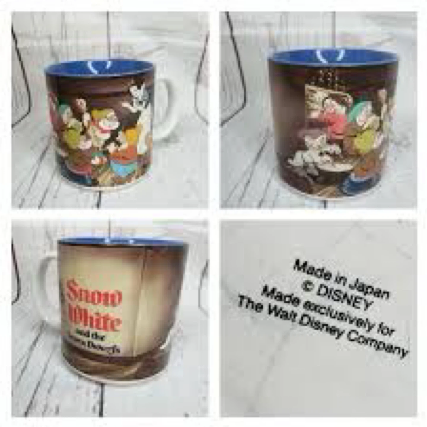 Disney Vintage Snow White and the Seven Dwarfs Mug