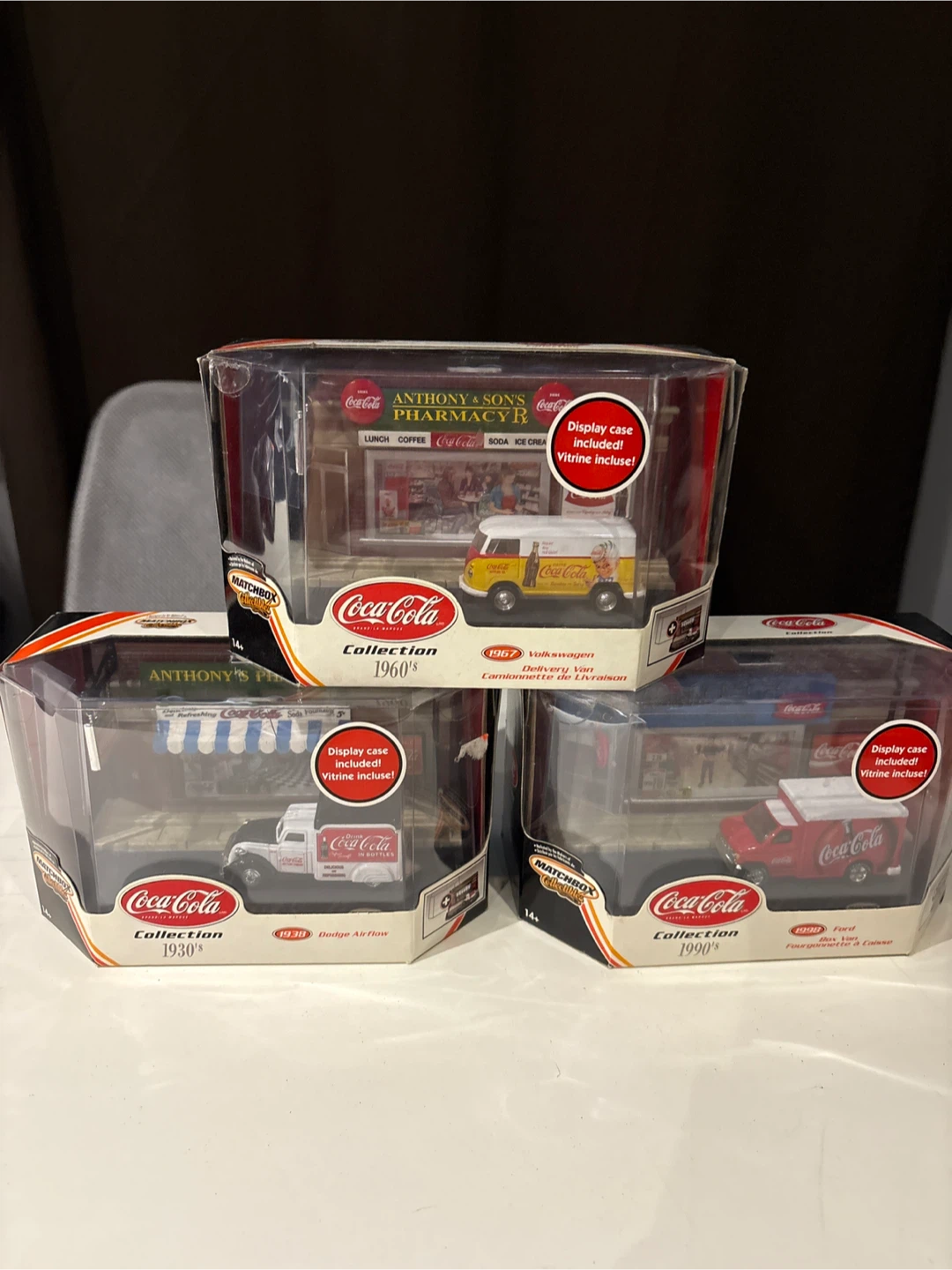 Coca Cola delivery toy trucks