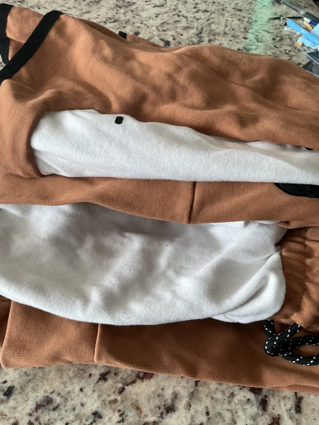 Nike Colour Block Hoodie - Brown & White image indicator(5)
