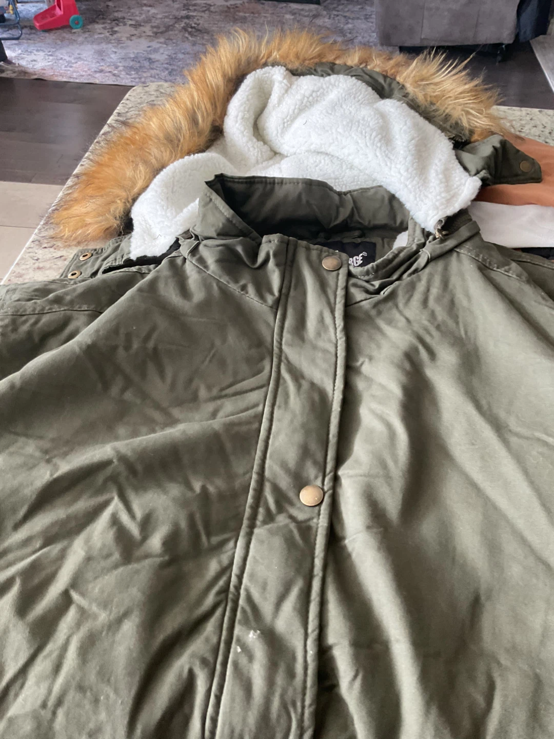 Soularge Olive Green Winter Parka - Size 5X - photo 3