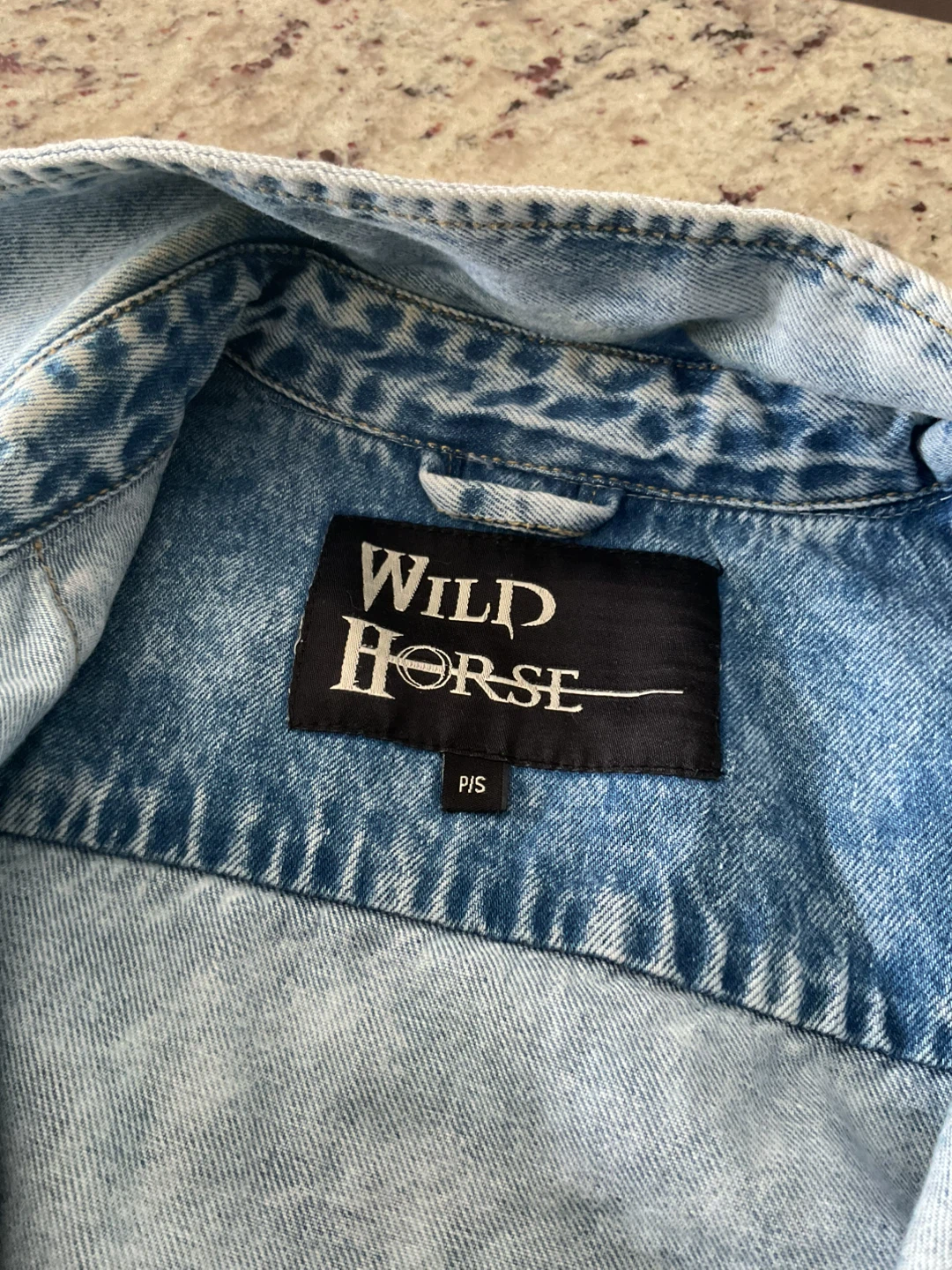 Wild Horse Denim Shirt - Size P/S - photo 2