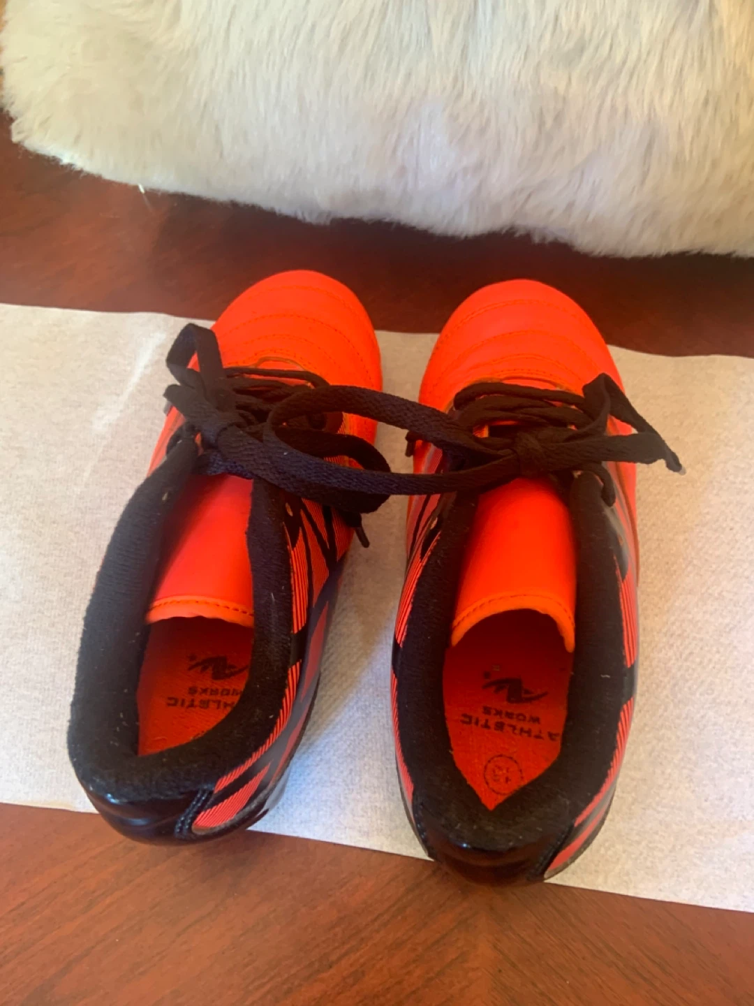 Boy’s Athletic Works Soccer Shoes - Size 13 - photo 4