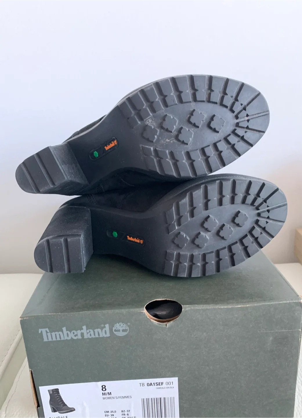 Timberland-Camdale leather & waterproof high heels, size 8 image indicator(5)