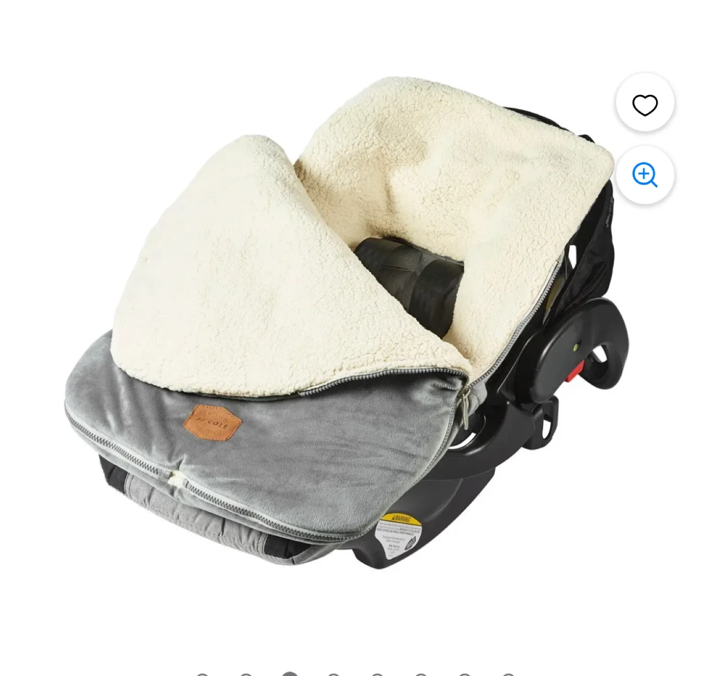 JJ Cole footmuff - black image indicator(2)