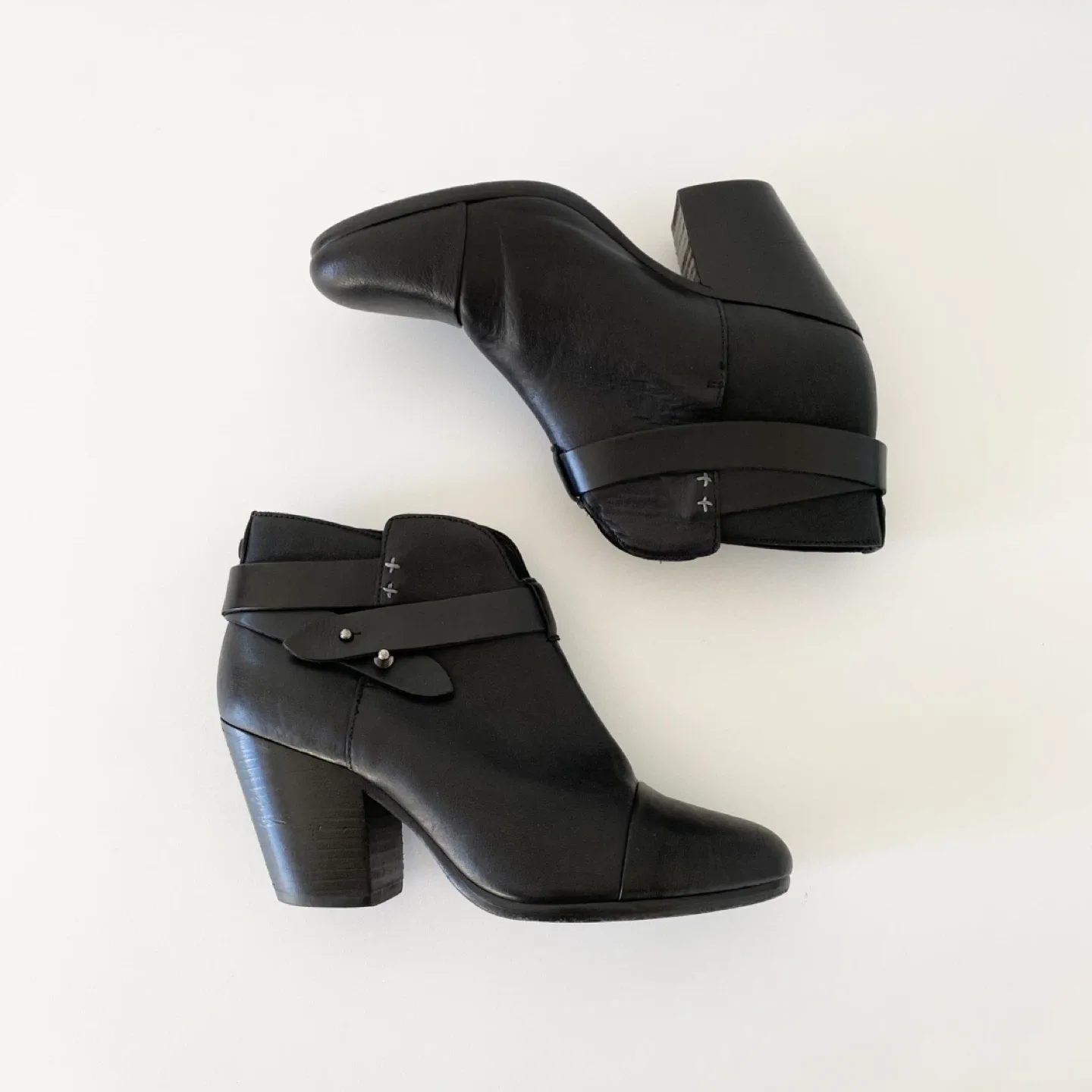Rag and Bone Harrow Leather Ankle Boots image indicator(2)
