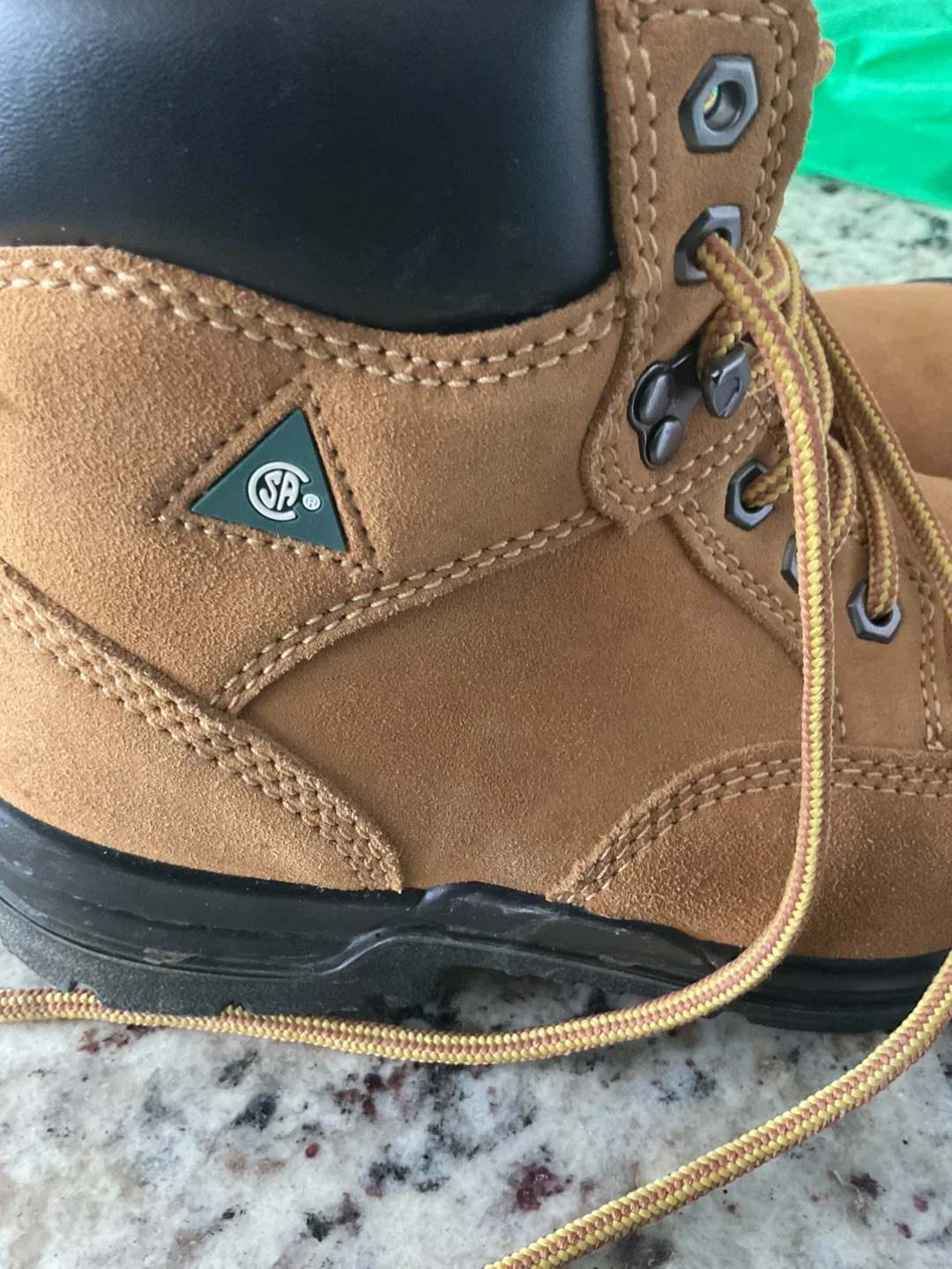 Workload Brown Steel-Toe Work Boots - Size 7 image indicator(2)