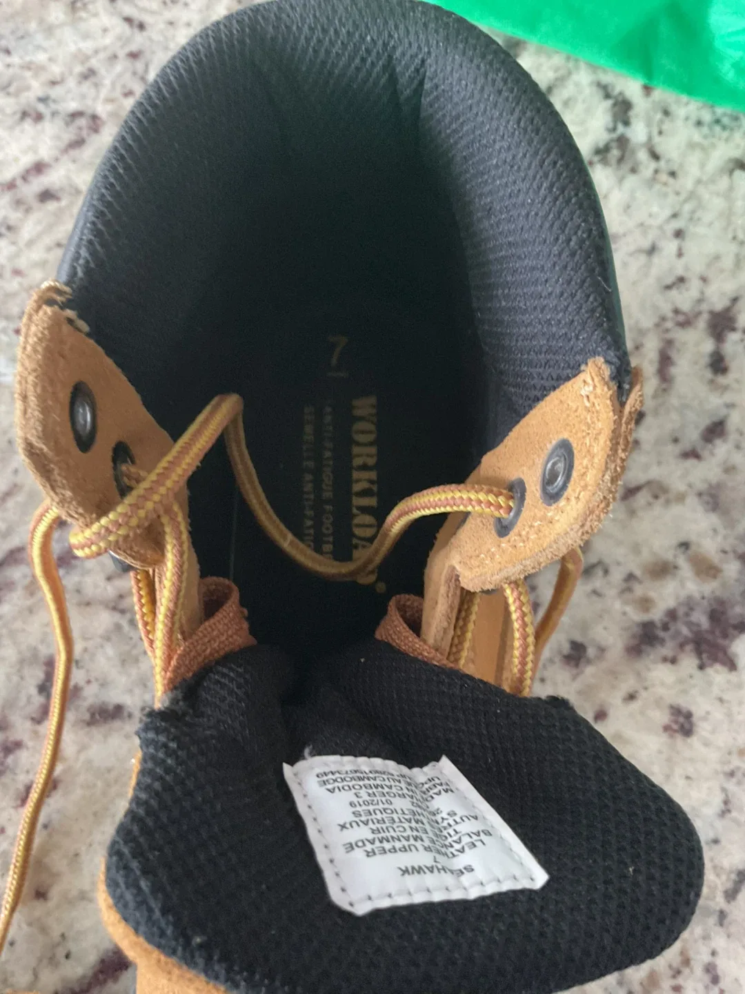 Workload Brown Steel-Toe Work Boots - Size 7 image indicator(4)