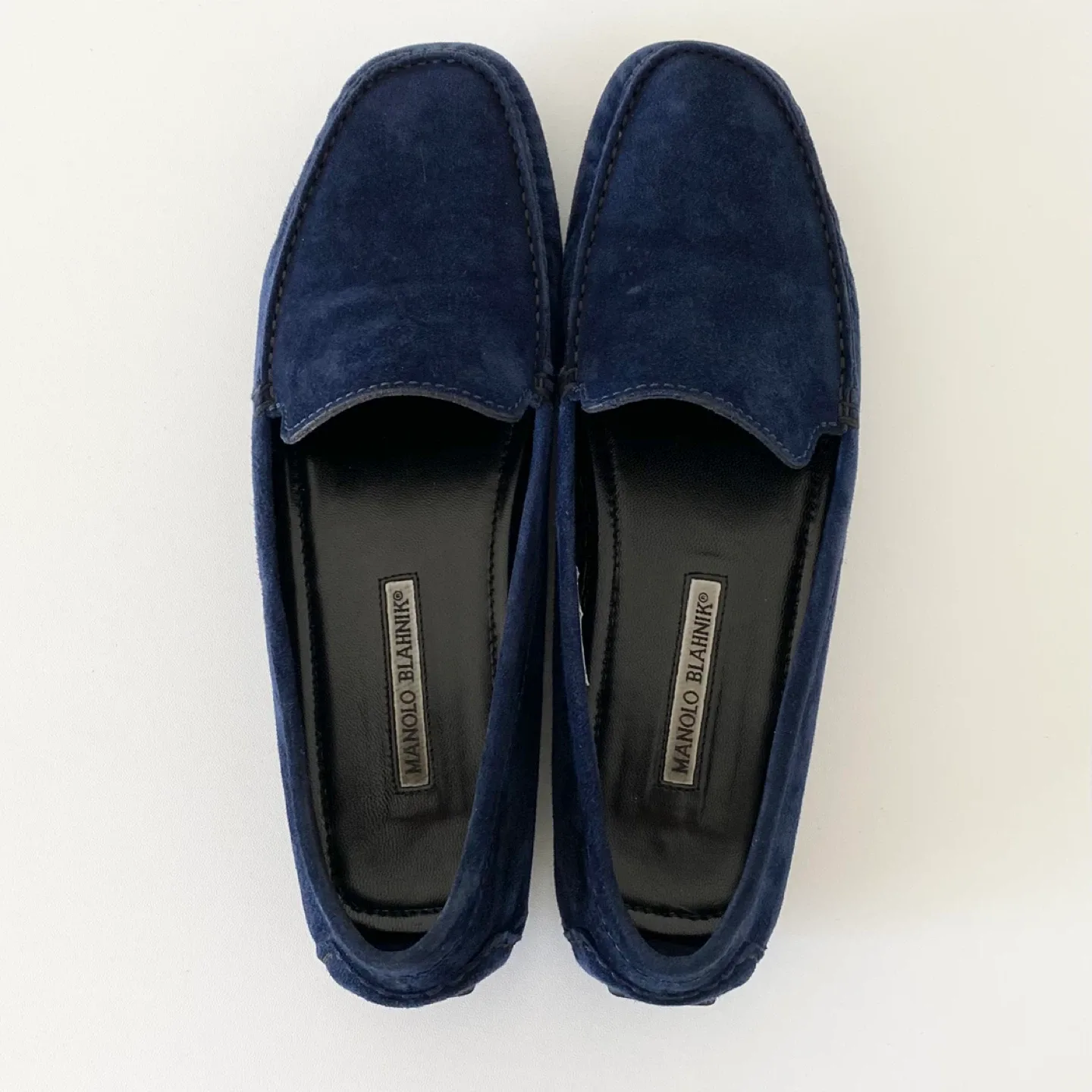 Manolo Blahnik Suede Loafers image indicator(4)