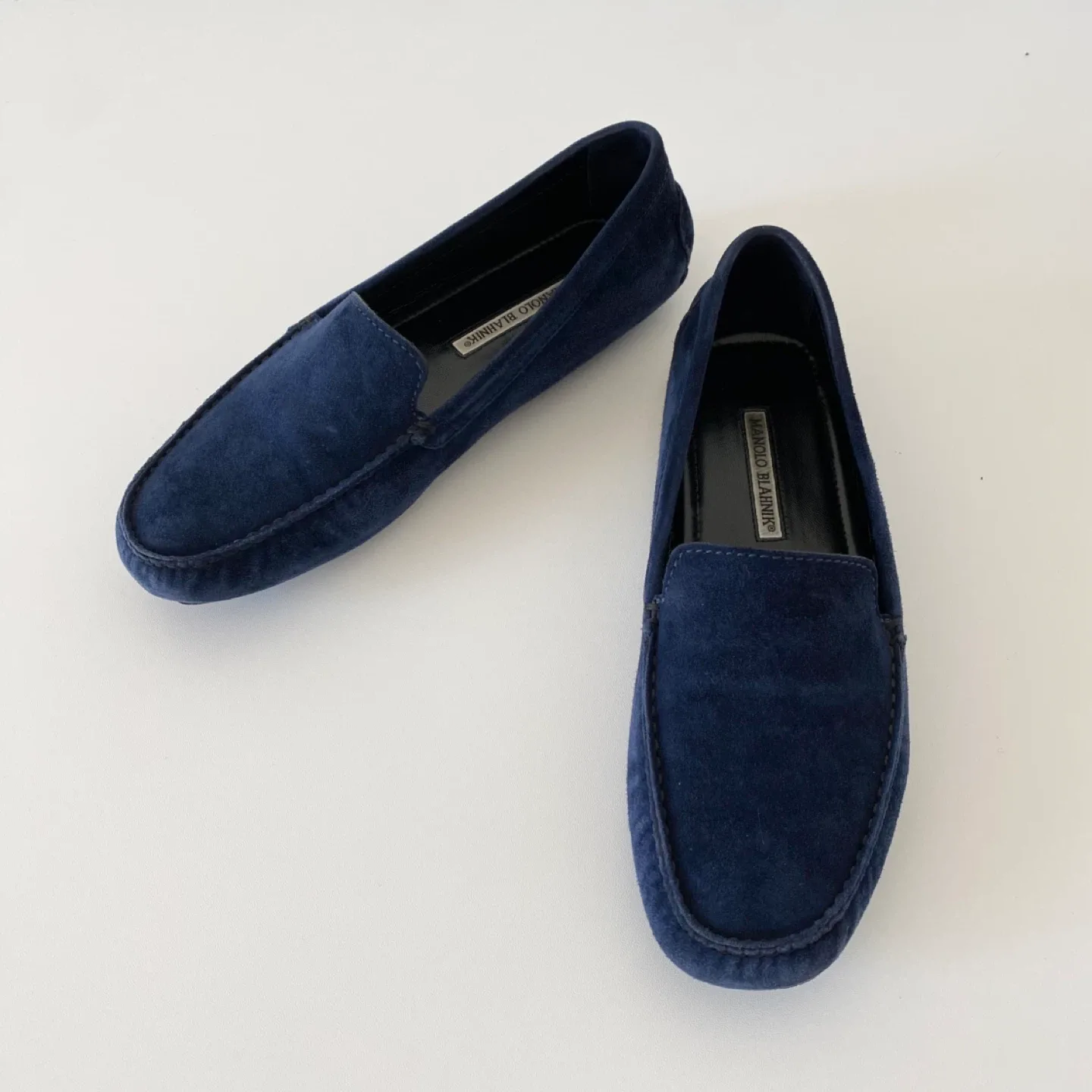 Manolo Blahnik Suede Loafers image indicator(3)
