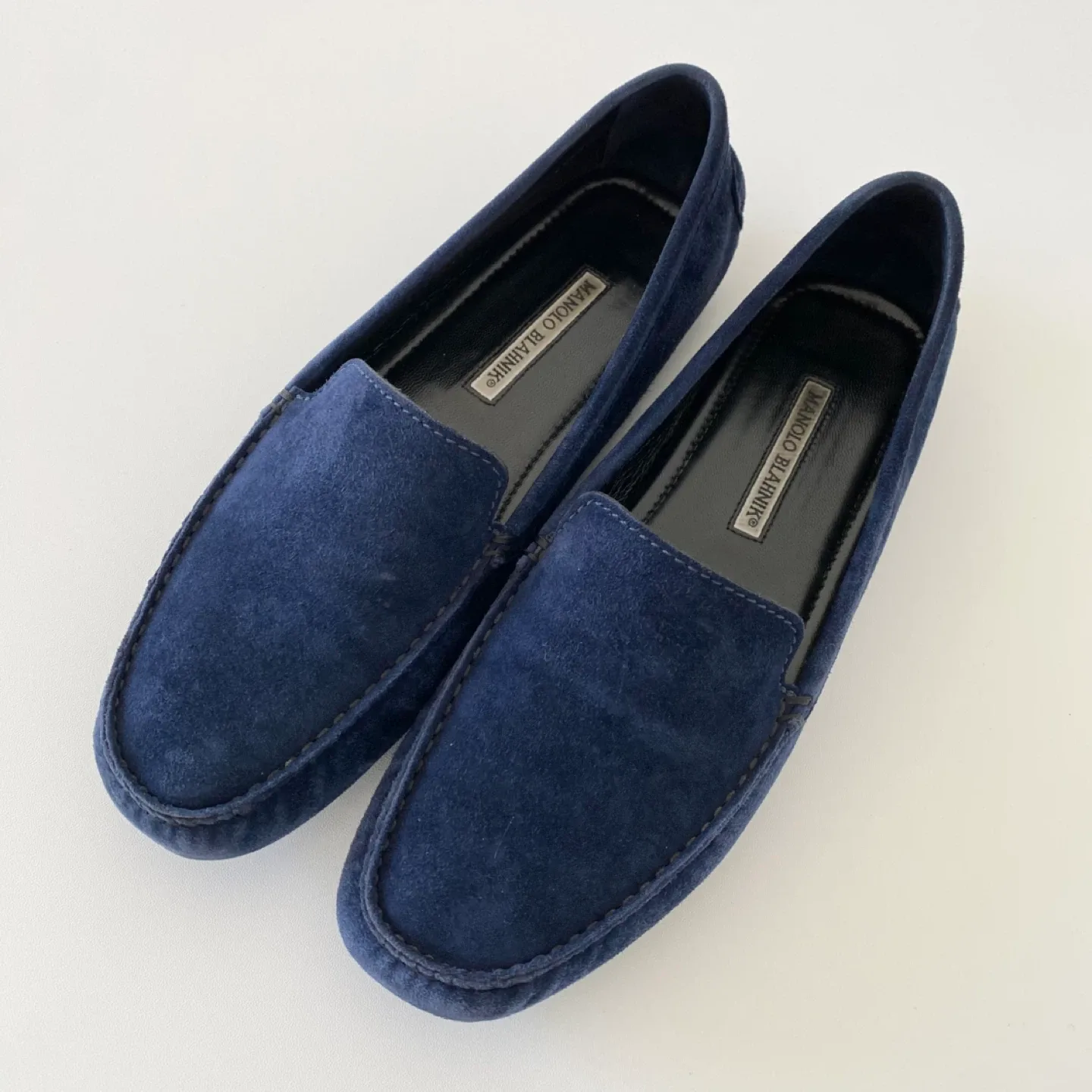 Manolo Blahnik Suede Loafers image indicator(2)