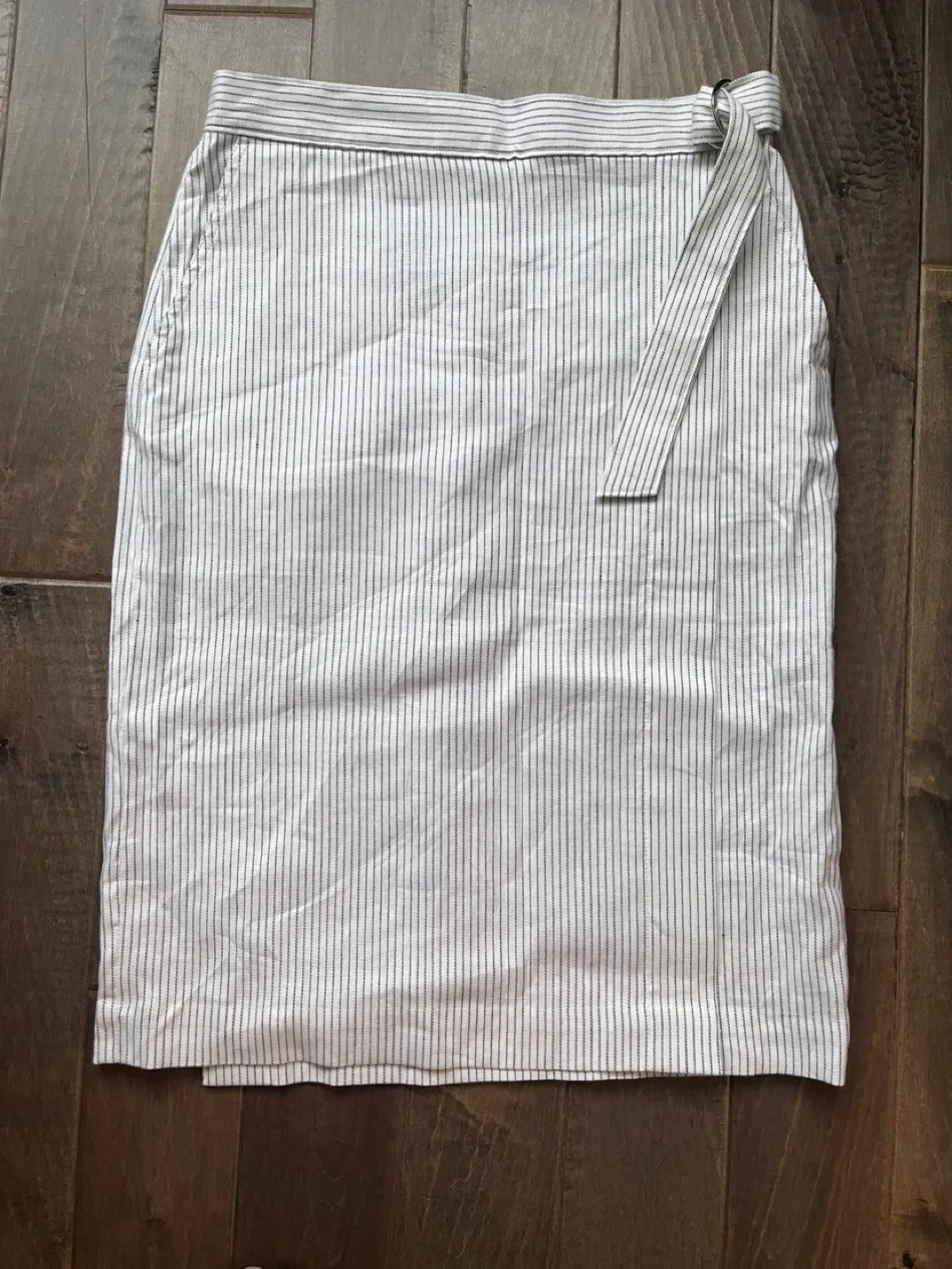 Banana Republic Striped Wrap Skirt - Size 8 thumbnail