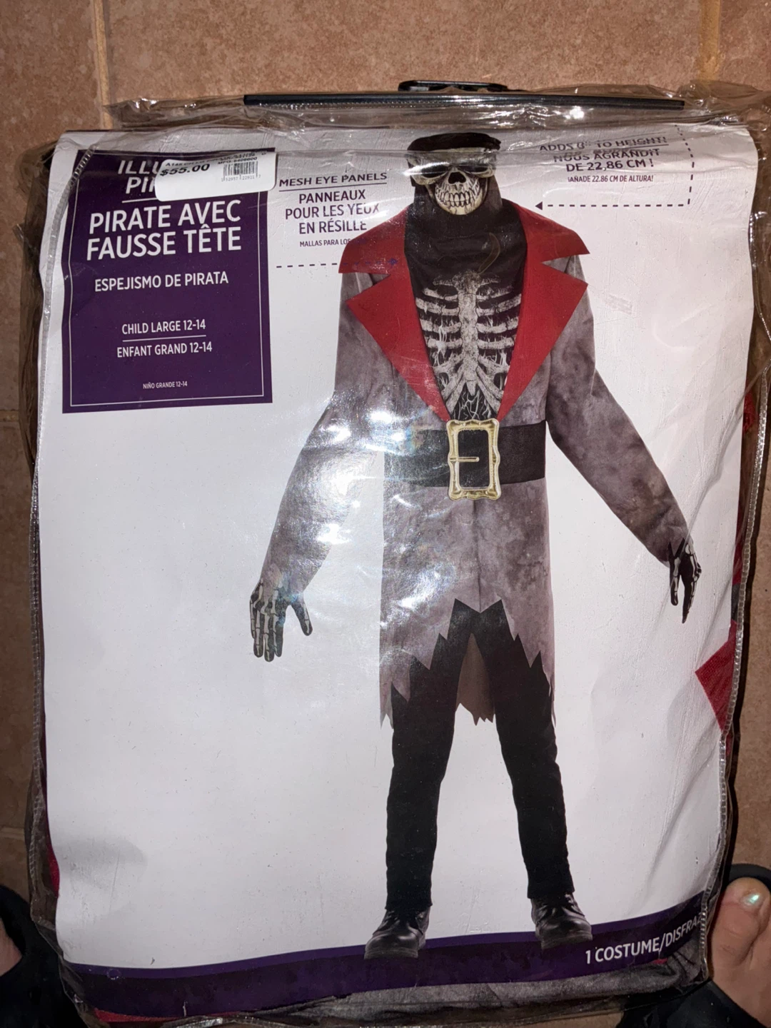 Illusions Pirate Costume - Child Large (12-14)