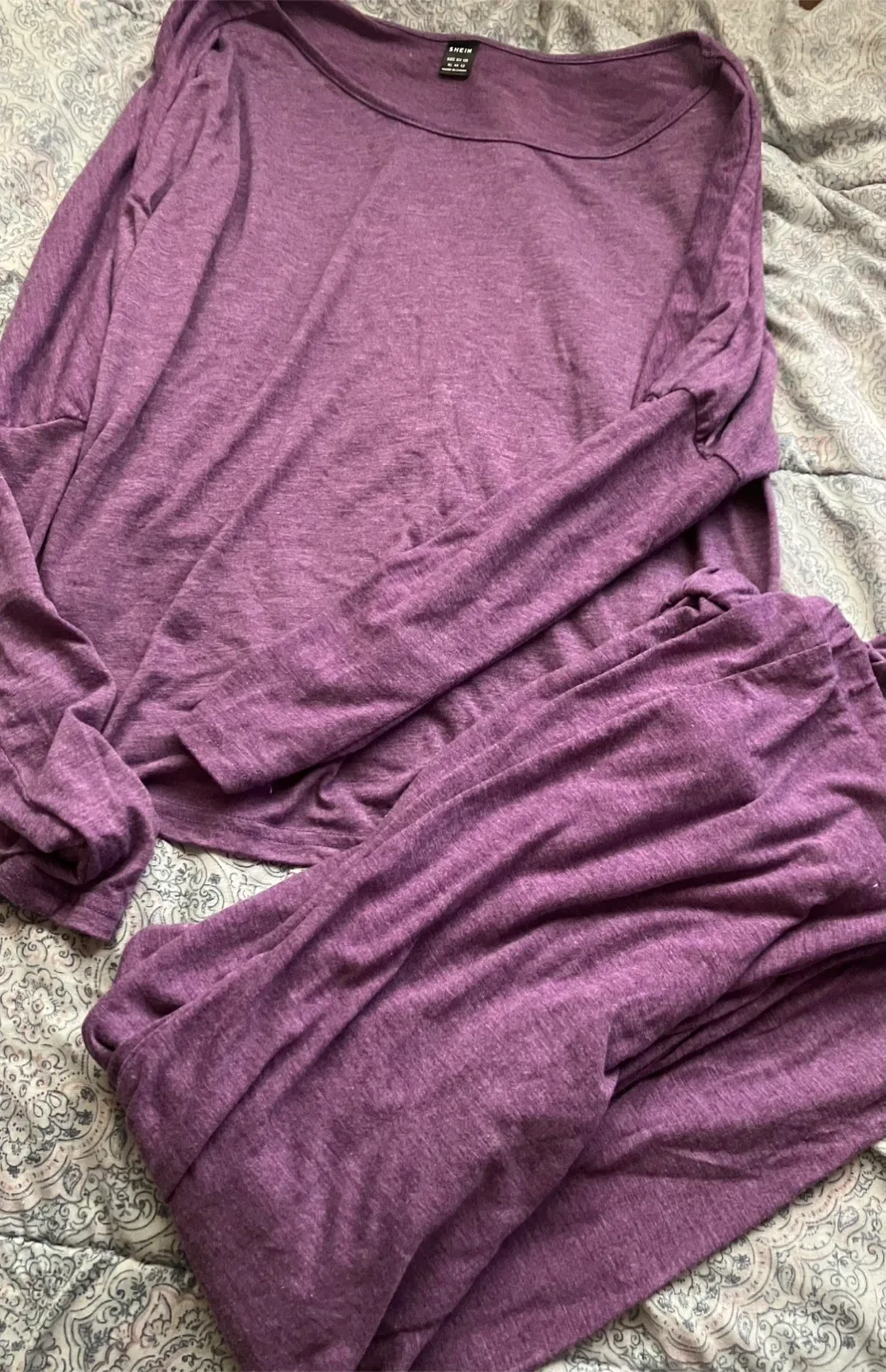 (Shein) Purple Lounge Set - Size Women XL image indicator(2)