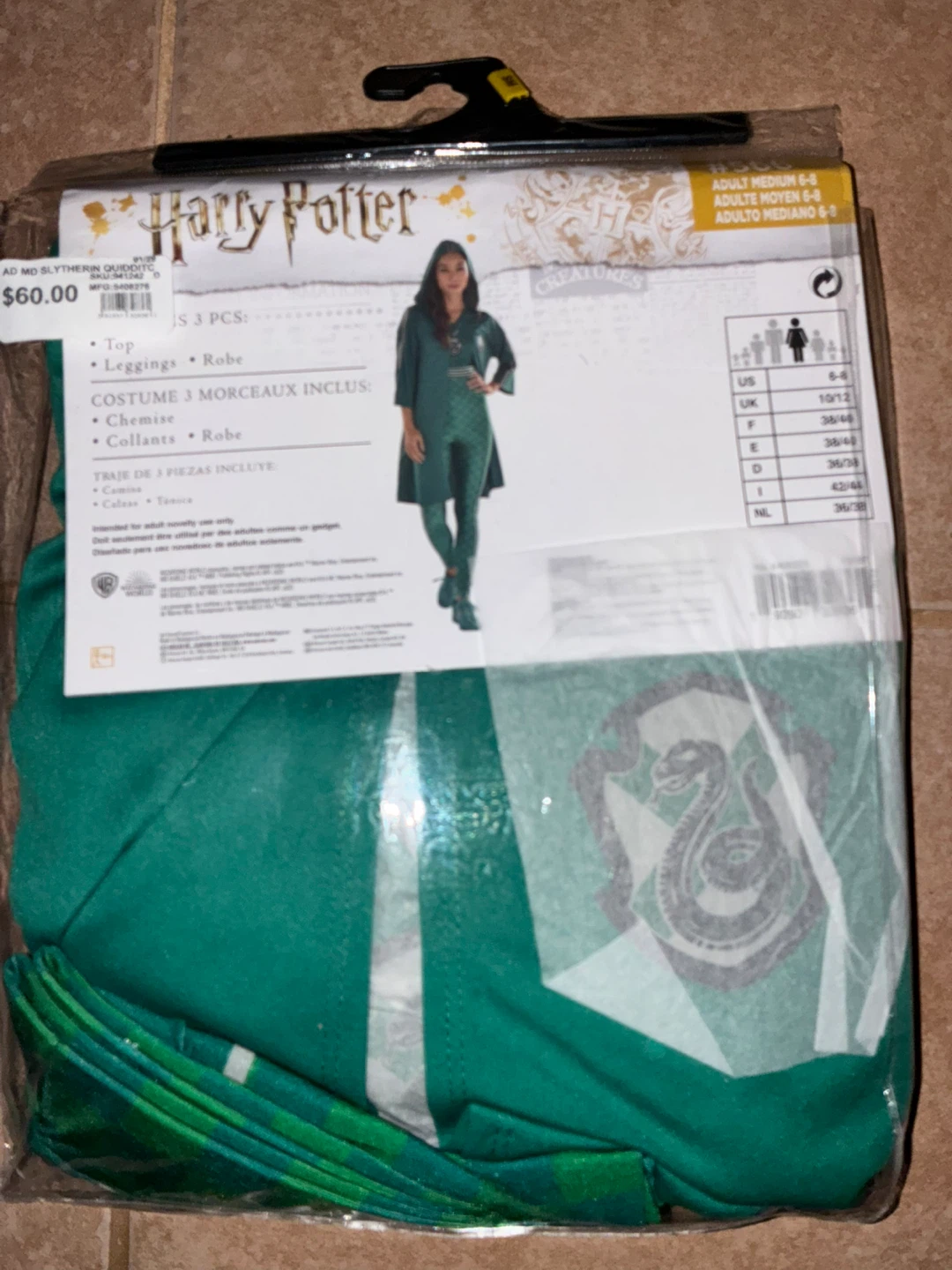 ❤️Harry Potter Slytherin Costume - Adult Medium - photo 2