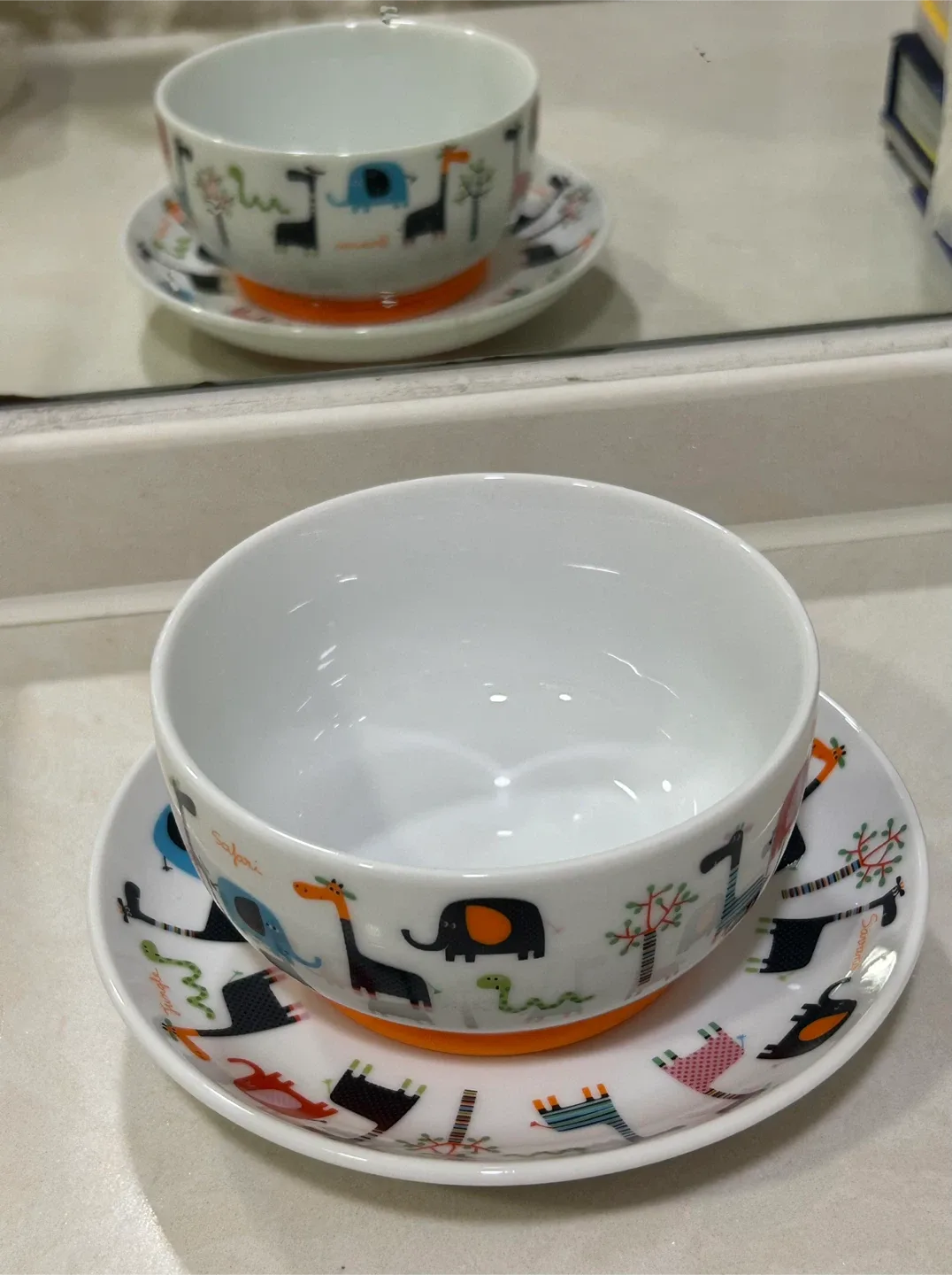 Ceramic Animals Mug, Bowl & Plate Set image indicator(7)