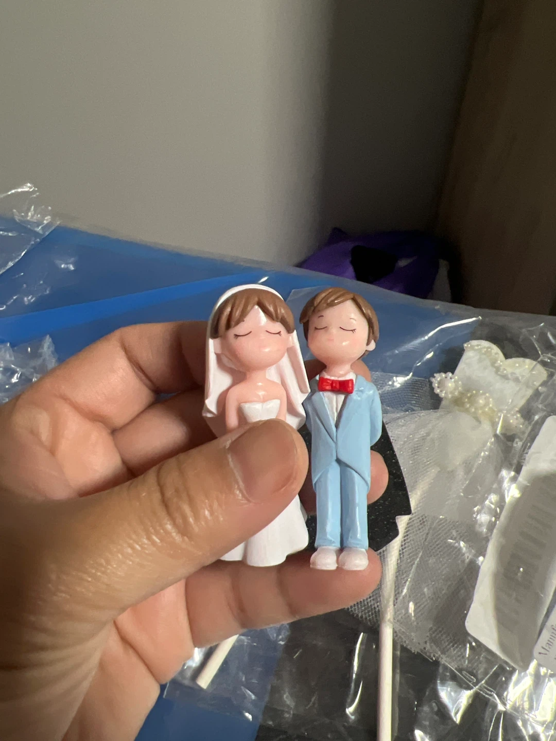 Wedding Cake Topper Set - Bride & Groom - photo 2
