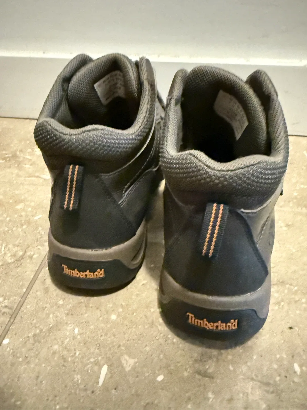 🧡Kids Timberland Brown Leather Hiking Boots image indicator(2)